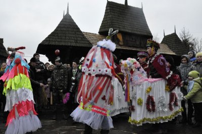 Колядували в музеї народної архітектури та побуту (фоторепортаж)