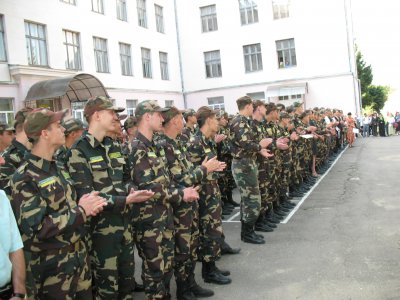 Перший дзвінок у військовому ліцеї (ФОТО)