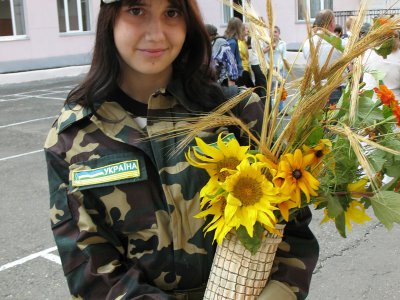 Перший дзвінок у військовому ліцеї (ФОТО)