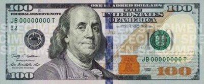 До України доїхали нові 100-доларові банкноти