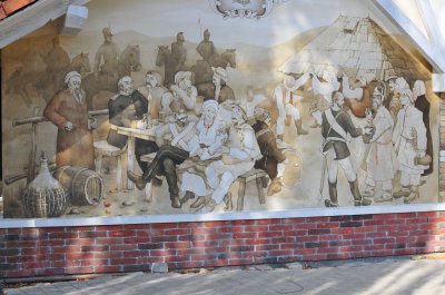 У Чернівцях на панно зобразили прихід австрійців на Буковину
