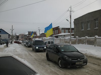 Автомайдан знову "кружляв" Чернівцями