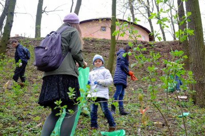 Сьогодні у Чернівцях волонтери прибирають парк імені Юрія Федьковича