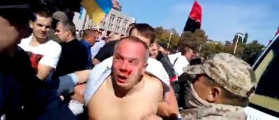 В Одесі побили нардепа Шуфрича (відео)