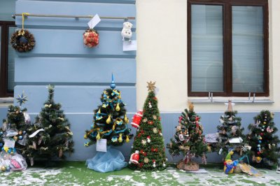 Чернівецькі школярі створили ялинки та іграшки, що не б’ються і не промокають (ФОТО)