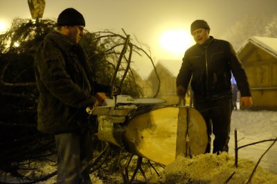 У Чернівцях встановили новорічну ялинку (ФОТО)