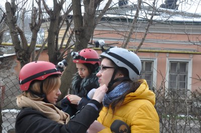 Чернівецьких журналістів провели новим підземним маршрутом міста (ФОТО)