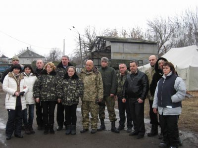 Москаль відвідав буковинських бійців, які несуть службу під Луганськом (ФОТО)