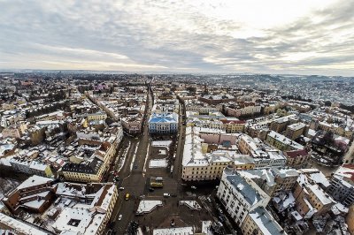 В Інтернеті розмістили вражаючі фото Чернівців з висоти пташиного польоту (ФОТО)