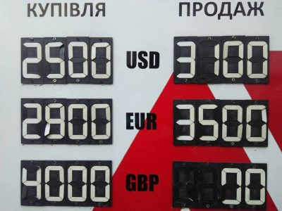 У Чернівцях продають долар за 31 гривню