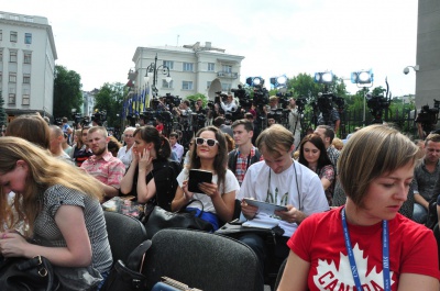 Як Порошенко презентував журналістам з регіонів децентралізацію (ФОТО)