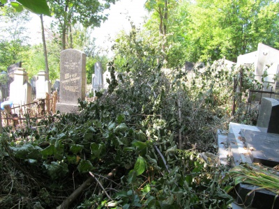 На Єврейському кладовищі люди не можуть дістатися могил родичів (ФОТО)