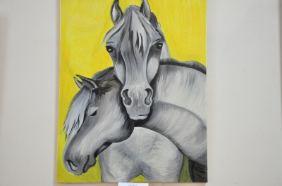 У Чернівцях відкрили виставку портретів коней, які рятують дітей хворих на ДЦП (ФОТО)