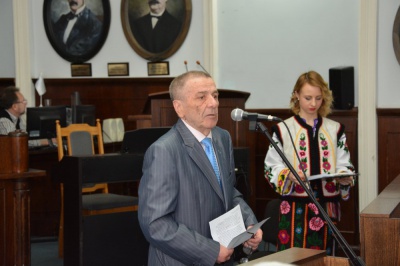 У ратуші відзначили 80-річчя колишнього мера Чернівців Володимира Доцюка