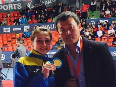 Українка виборола золоту медаль на чемпіонаті Європи з тхеквондо
