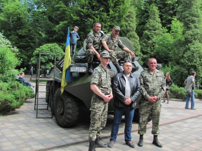 Чернівецькі прикордонники представили військову техніку (ФОТО)