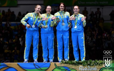 Українські шаблістки прокоментували своє срібло на Олімпійських іграх в Ріо