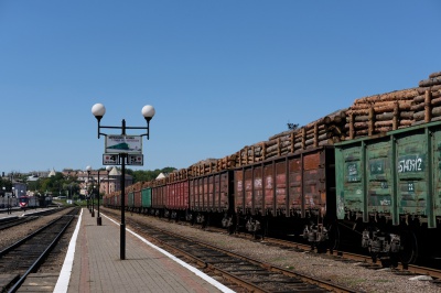 Міністр публічно доручив начальнику "Львівської залізниці" перевірити, чий кругляк везуть через Чернівці