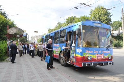 Під час святкування Дня міста проїзд в тролейбусі буде безкоштовним 