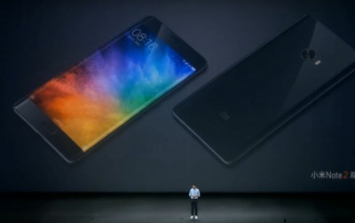 Xiaomi представила смартфон Mi Note 2 з вигнутим екраном