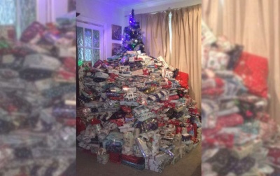 Дуже турботлива мама приготувала на Різдво для трьох дітей 288 подарунків