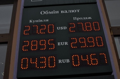 За вихідні долар у Чернівцях подорожчав на 10 копійок (ФОТО)