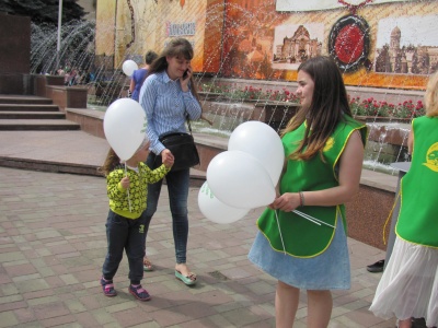 У центрі Чернівців провели акцію до Дня здоров’я (ФОТО)