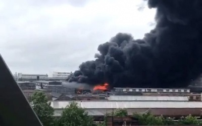 В Петербурзі загорівся Кіровський завод - відео