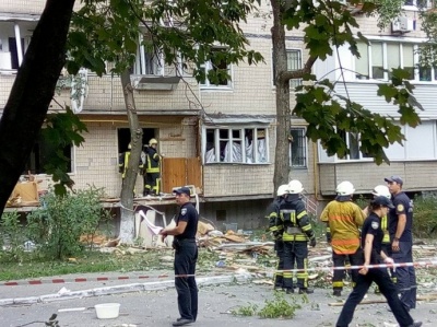 У Києві у дев'ятиповерхівці стався вибух