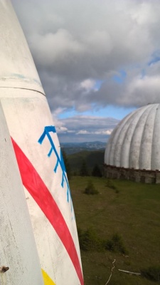 Художники почали розфарбовувати купол станції «Памір» на Буковині - у мережі з’явилися фото