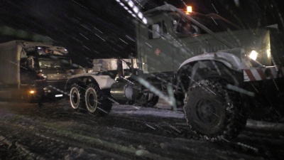 Рятувальники Буковини витягли зі снігових заметів 26 вантажівок (ФОТО)