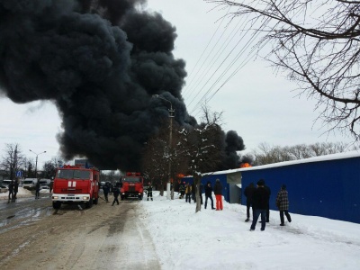 Рятувальники уточнили площу пожежі на Калинівському ринку в Чернівцях