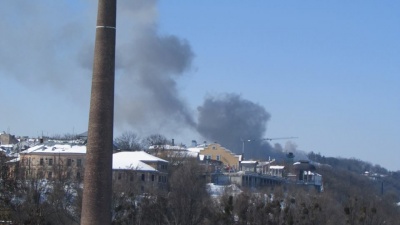 У центрі Чернівців горить будівля транспортного коледжу