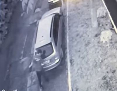 У Чернівцях серед білого дня чоловік викрадав номерні знаки з авто:  крадій потрапив на відео