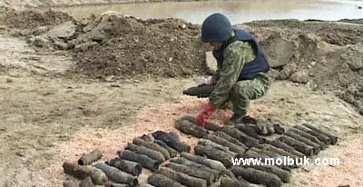 На березі Прута продовжують виявляти боєприпаси