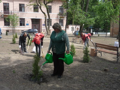 У м. Чернівці відкрили сквер на розі вулиць Горького та Богуна