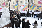 Під ОДА мітингувала опозиція (фоторепортаж)