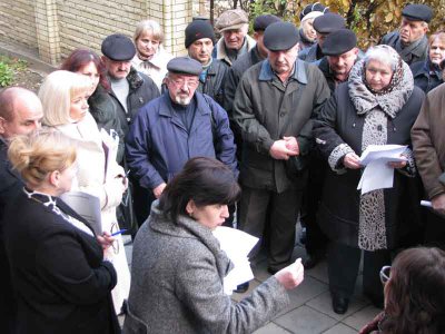 Чорнобильці в Чернівцях протестували проти зменшення виплат