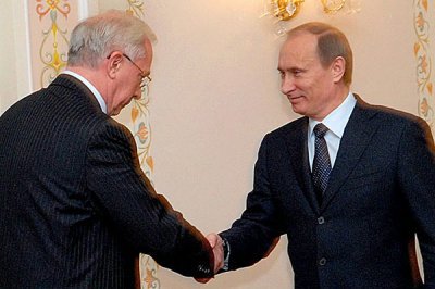 Путін і Азаров не домовилися про ціну на газ