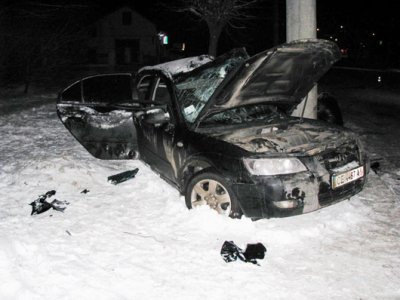 ДАІ оприлюднило фото з ДТП у Чернівцях, у якому загинув депутат