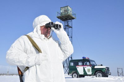 Прикордонники і в морози патрулюють кордон