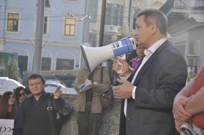 У Чернівцях журналісти протестували проти законопроекту про наклеп