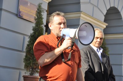 У Чернівцях журналісти протестували проти законопроекту про наклеп