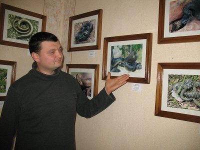 У Чернівцях відкрилася виставка фото гадюк, жаб і тритонів