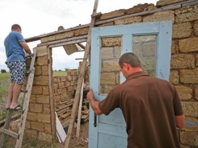 У Криму громили татарський самобуд