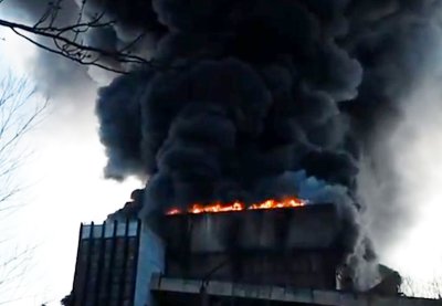 Пожежа на Вуглегірській ТЕС: одна людина загинула, троє постраждало (відео)
