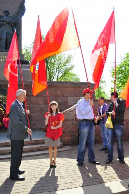 У Чернівцях комуністи святкували Першотравень