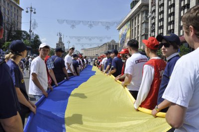 На акцію «Вставай, Україно!» прибуло понад 15 тисяч учасників