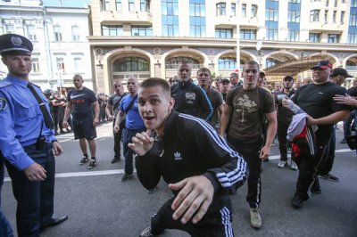 Міліція затримала молодика, який напав на журналістів у Києві
