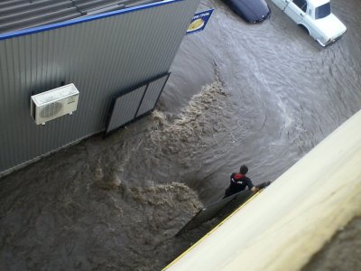 Злива у вихідні у Чернівцях накоїла лиха